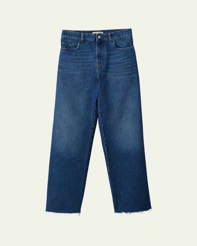 Mid-Rise Oversized Jeans